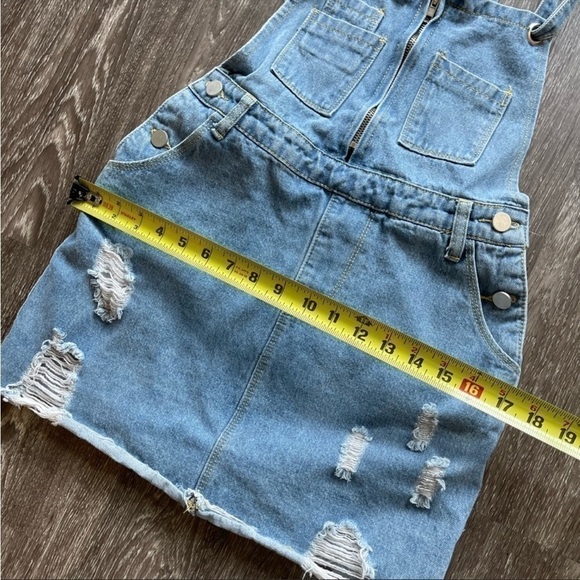 The Impeccable Pig denim jumper dress. Small - Picture 10 of 10